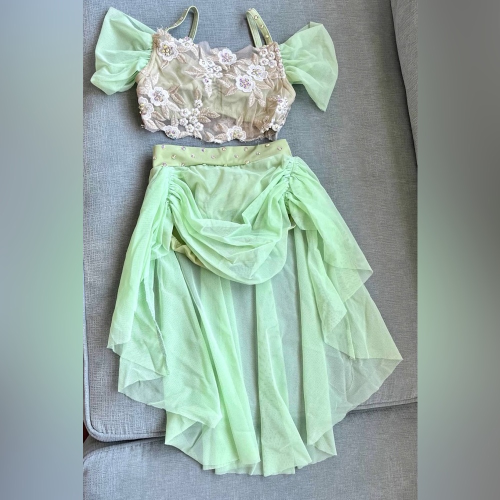 Kelle MC dance costume with added stones